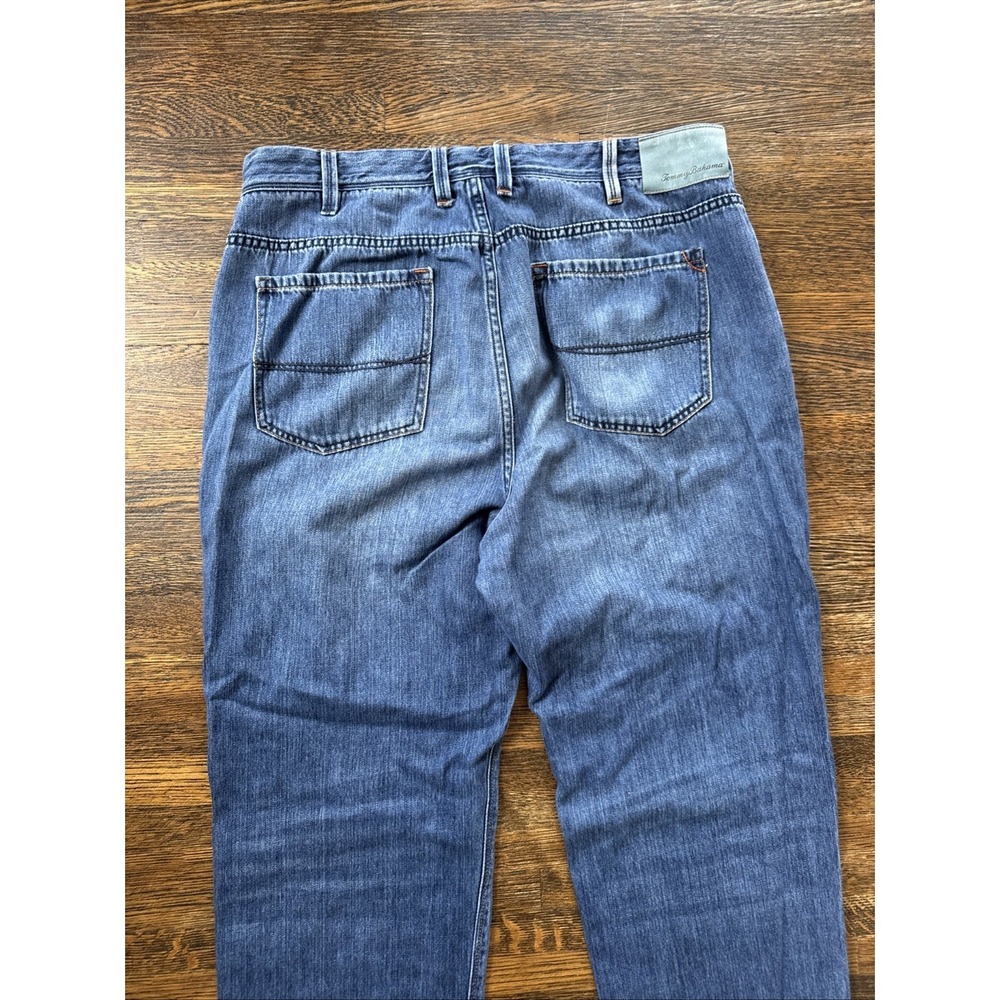 Tommy Bahama Standard Straight Leg Jeans Men 36x38 Blue Medium Wash‎ - Picture 9 of 10